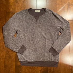 Project Social T Gray and Brown Sweater
